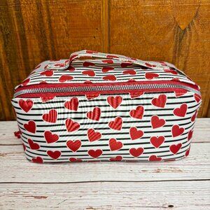 Stella & Max Zip Around Travel Case – Heart Stripe